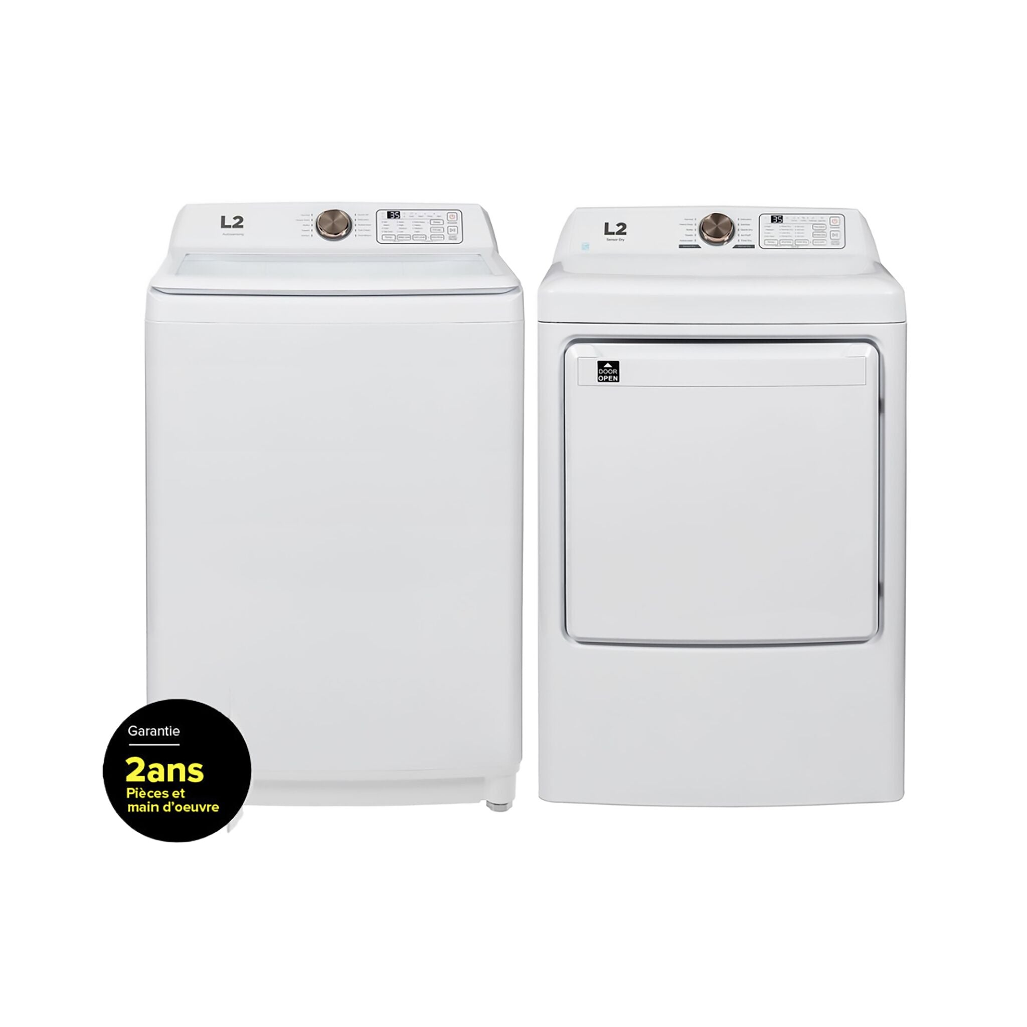 **5.1 Cu.Ft. White Top Load Washer & 7 Cu.Ft. Electric Dryer Combo - LT51N1BWWC/LE47A3AWW - Perfect for Laundry Rooms & Apartments**
