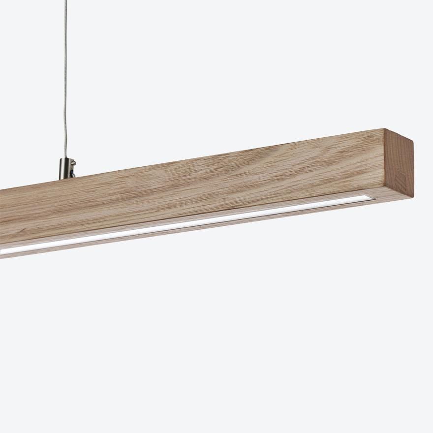2BY5 LED Linear Pendant Light - Modern 48 Inch Dimmable Hanging Fixture for Kitchen Island, Dining Room & Office Lighting