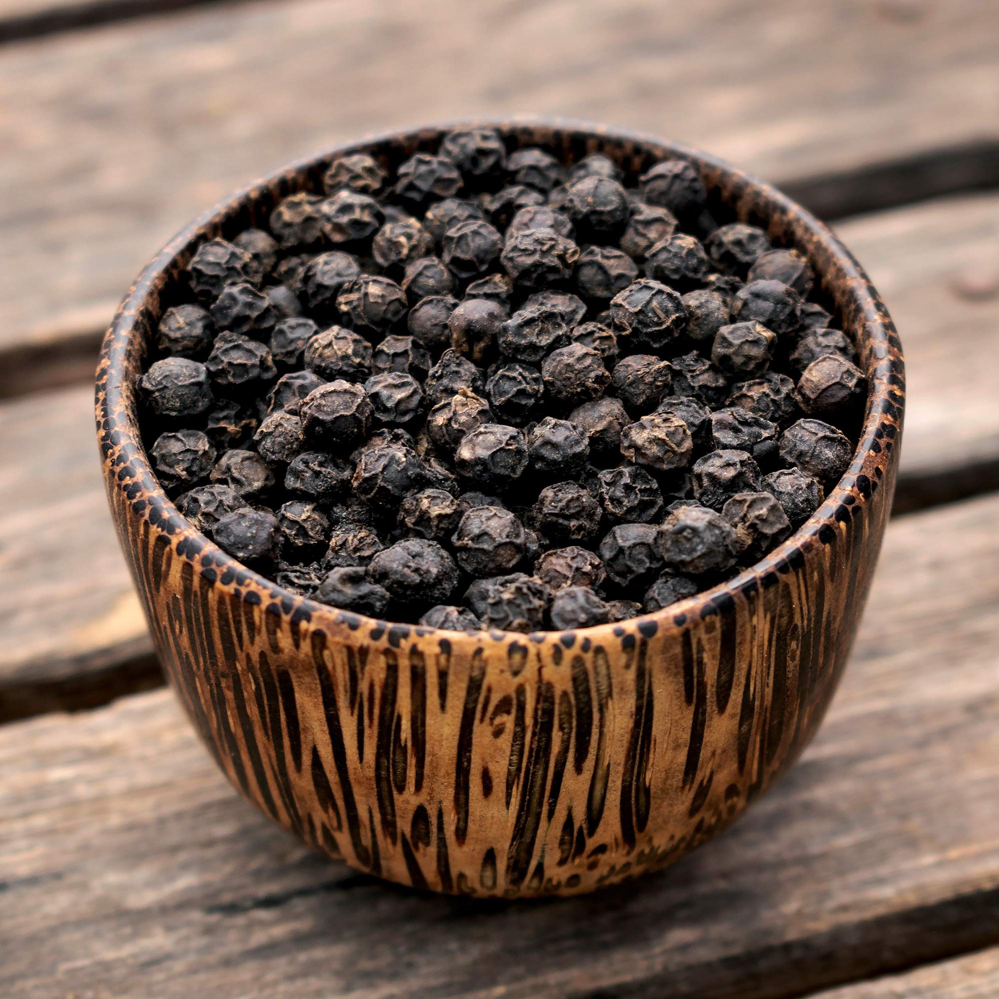 USDA Organic Whole Black Tellicherry Peppercorns - 1 lb. Steam Sterilized All Natural Black Pepper - Perfect for Grinder Refill - Ideal for Cooking, Seasoning & Gourmet Dishes