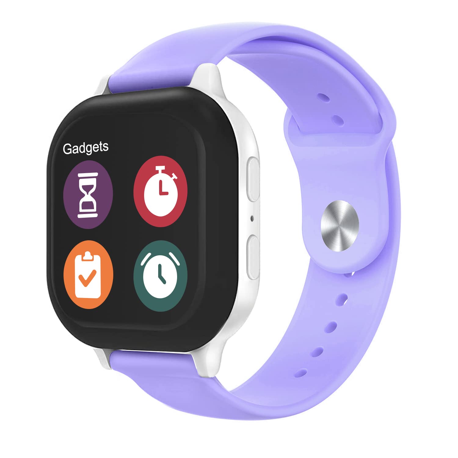 Breathable Soft Silicone Replacement Watch Band for Gizmo Watch 2 & Gizmo Watch 1 - Comfortable Durable Kids Smartwatch Strap for School, Play & Outdoor Activities