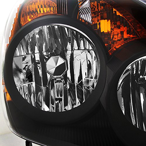 AKKON Black Headlights Replacement Pair for Honda CRV Japan Built Models - Driver & Passenger Side - Perfect for Night Driving & Car Upgrades