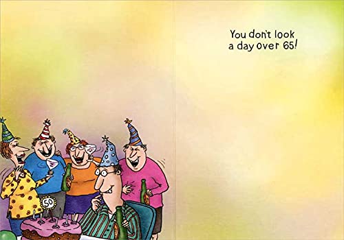 Funny 50th Birthday Card for Men - Oatmeal Studios Humorous Insult Cake Party Card - Perfect for Him, Gag Gifts & Milestone Celebrations