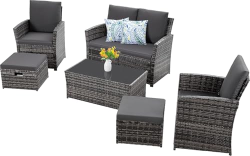Grey Wicker/Grey Cushion