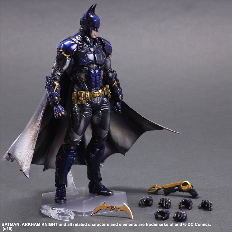 DC Batman Arkham Knight No.1 Limited Color Edition Play Arts Kai Action Figure - SDCC 2015 Exclusive Collectible for Display & Gaming Fans