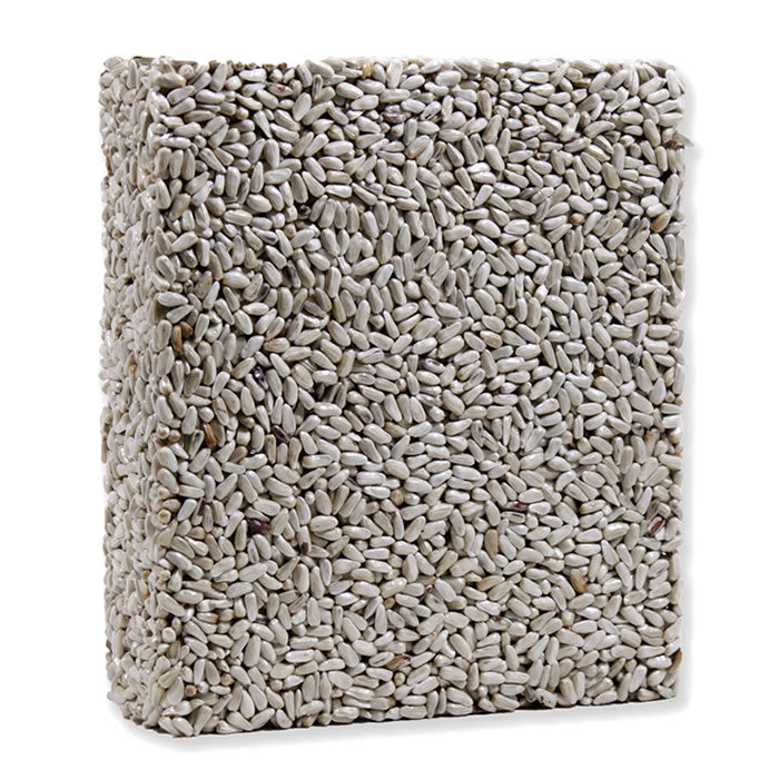 Premium Safflower Feast Block for Birds - Large 5lb Size - High-Energy Wild Bird Food for Woodpeckers, Cardinals & Songbirds - Perfect for Backyard Feeders & Wildlife Gardens