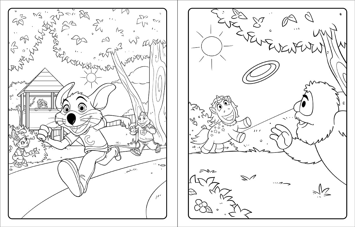 Chuck E. Cheese & Friends Coloring and Activity Book for Kids - Fun Educational Games, Puzzles & Art Activities for Birthday Parties & Family Time