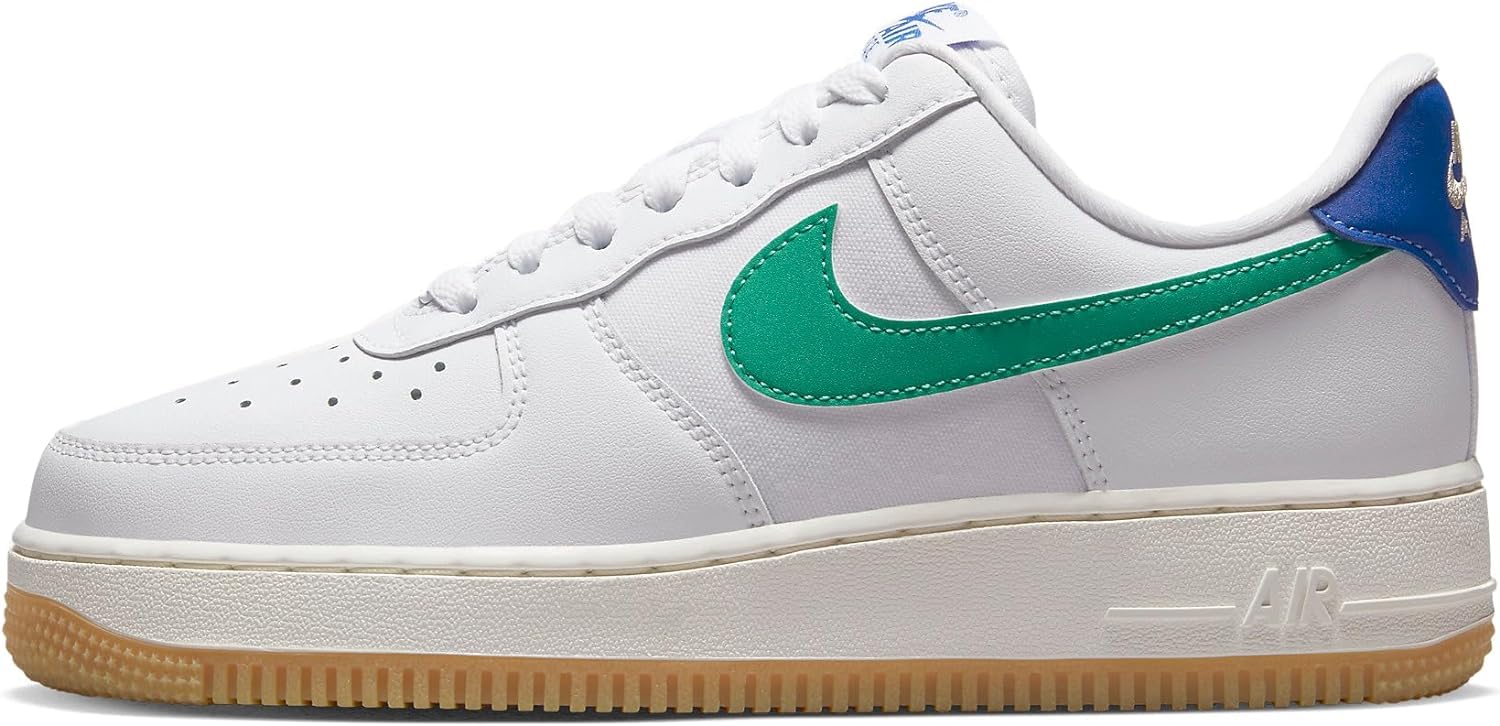 Nike Women's Air Force 1 '07 White Leather Sneakers - Comfortable Casual Shoes for Women | Perfect for Everyday Wear, Gym, and Street Style Fashion