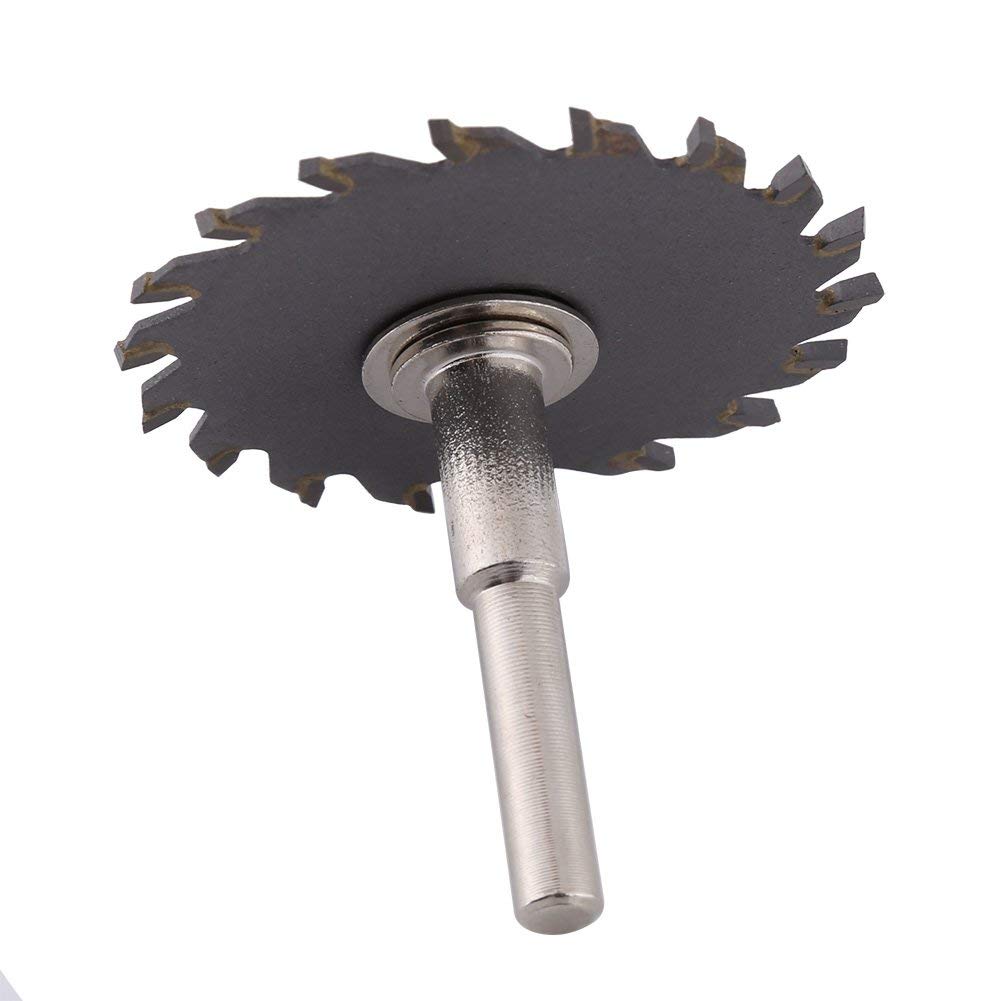 3pcs 54.8mm HSS Mini Circular Saw Blades for Wood Cutting - Rotary Tool & Mandrel Set for DIY Projects