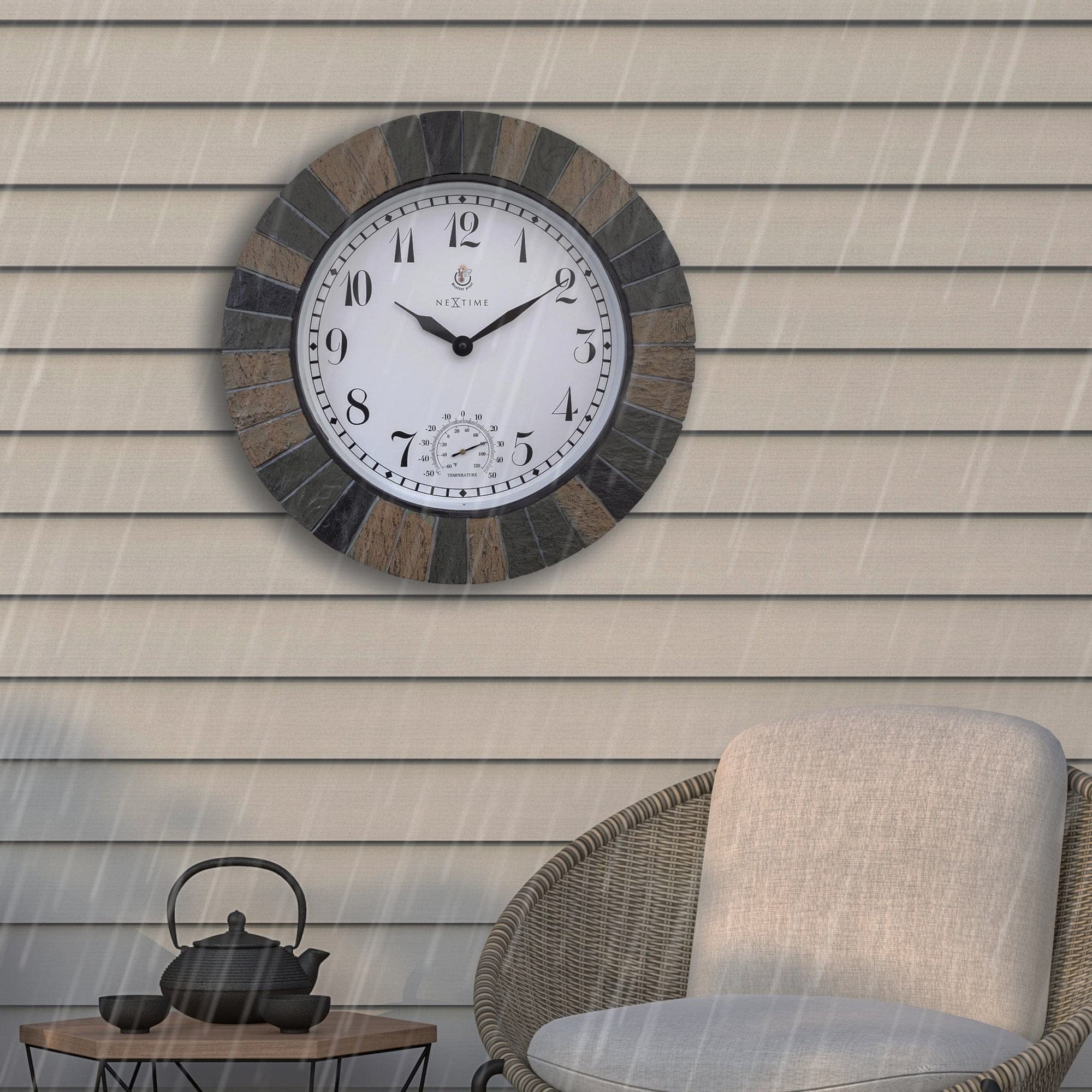 NexTime Modern Wall Clock - Green, Silent Non-Ticking, Battery Operated - Perfect for Living Room, Bedroom, Office & Classroom Decor