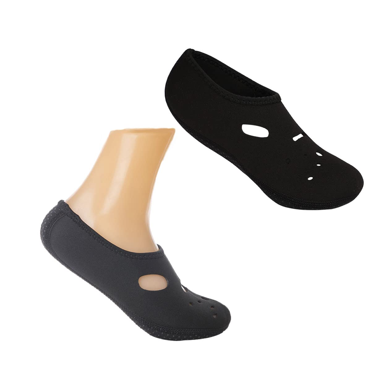 **LONTG Women & Men Quick-Dry Water Shoes - Lightweight Aqua Socks for Beach, Swimming, Snorkeling, Surfing, Diving & Yoga | Non-Slip Breathable Barefoot Design for Pool & Water Sports**