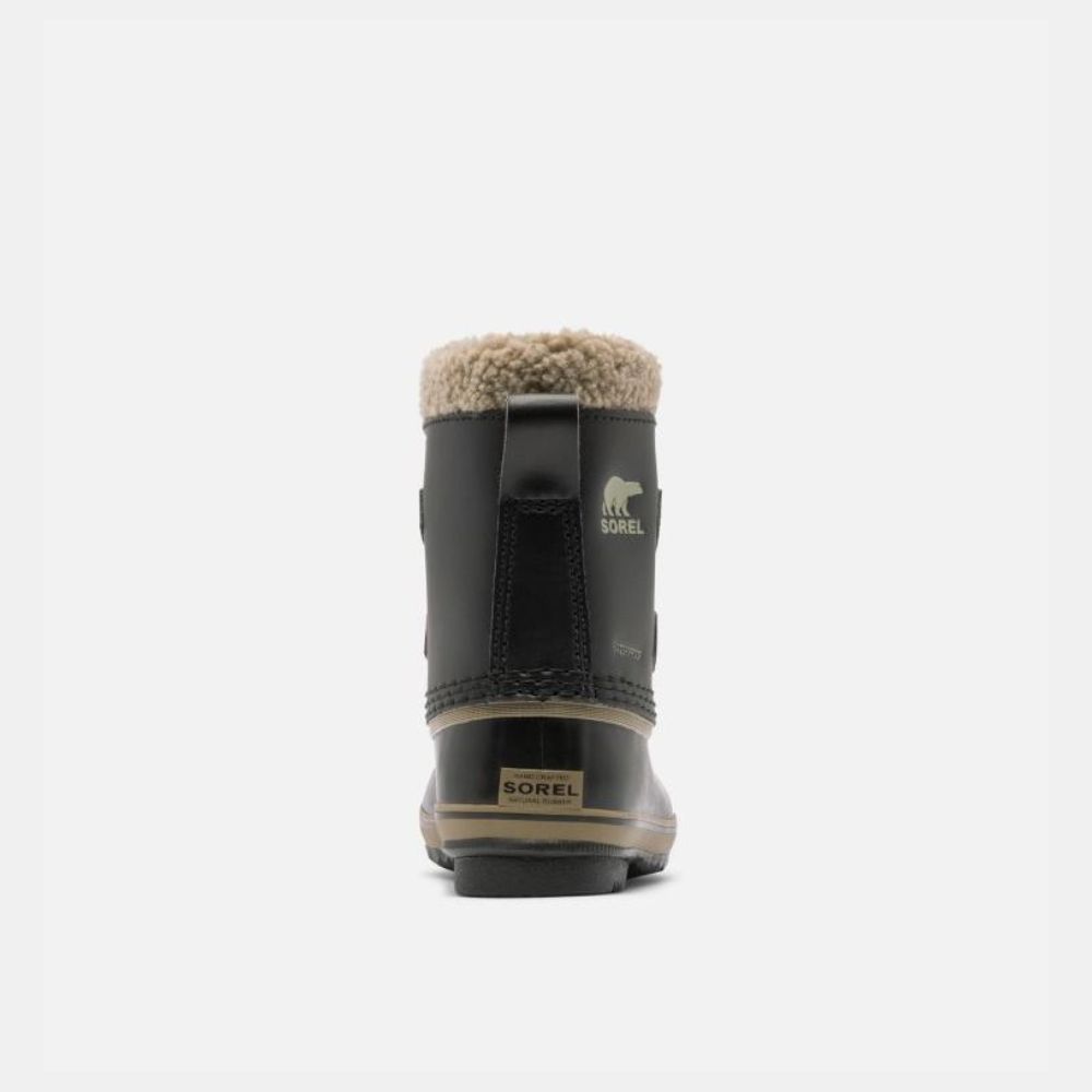 Sorel Yoot Pac Leather Kids Snow Boots - Waterproof Winter Boots for Boys & Girls, Size UK 11 (Toddler) - Perfect for Snow Play, School & Outdoor Adventures