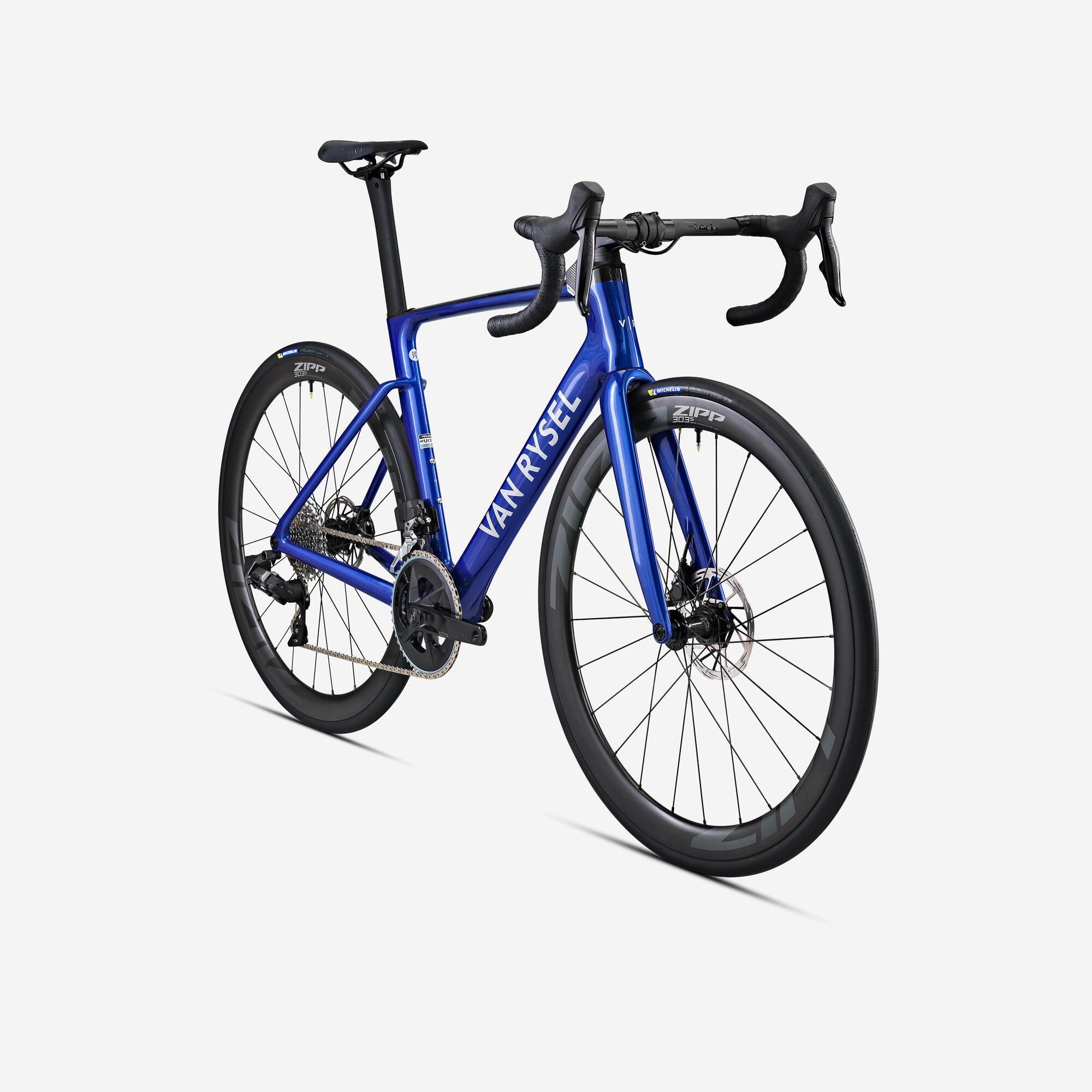 Van Rysel RCR Rival AXS Power Sensor Road Bike - Lightweight Carbon Frame & Wireless Shifting for Competitive Cycling & Endurance Training