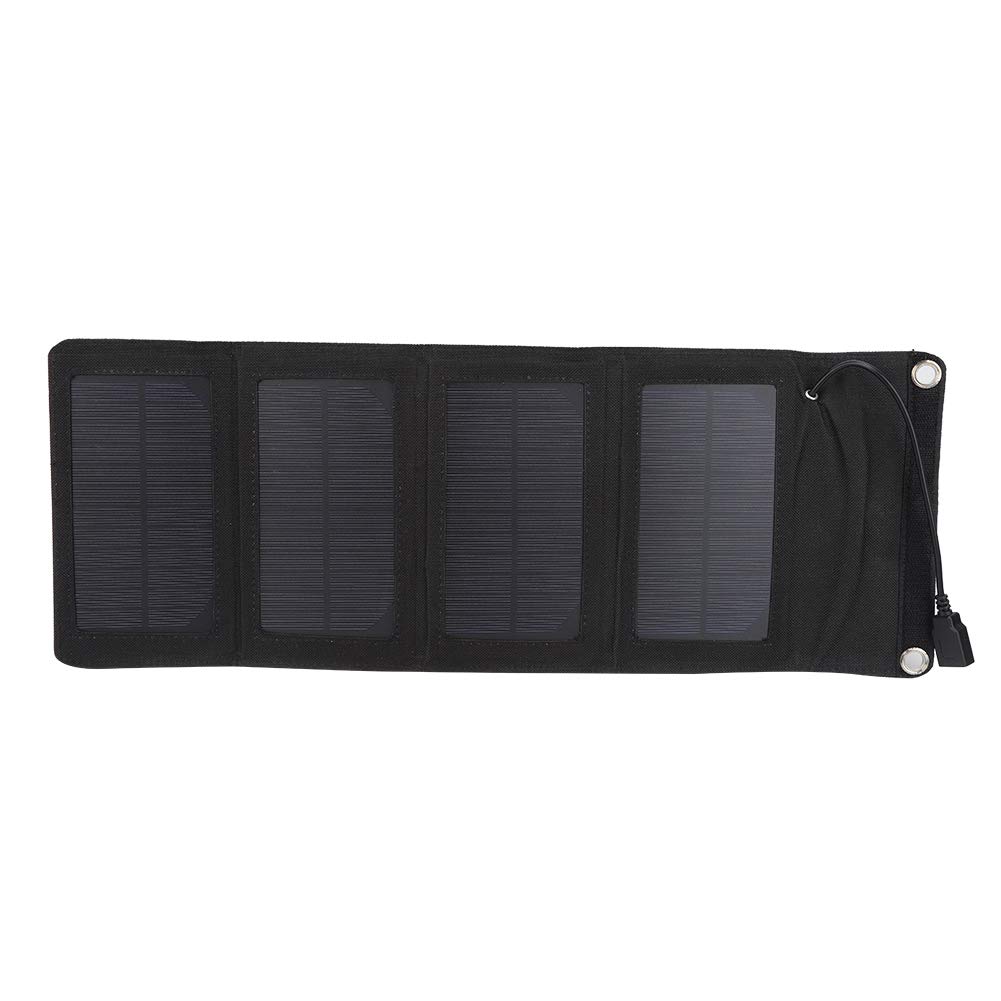8W USB Solar Panel Fan with Folding Bag - 8inch Portable Solar Powered Fan for Outdoor Camping, Fishing, Travel & Gardening - Perfect for Tents, Greenhouses & Beach Trips