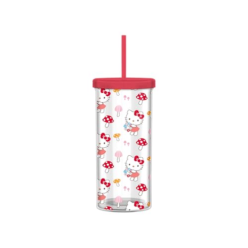 Hello Kitty and Mushrooms