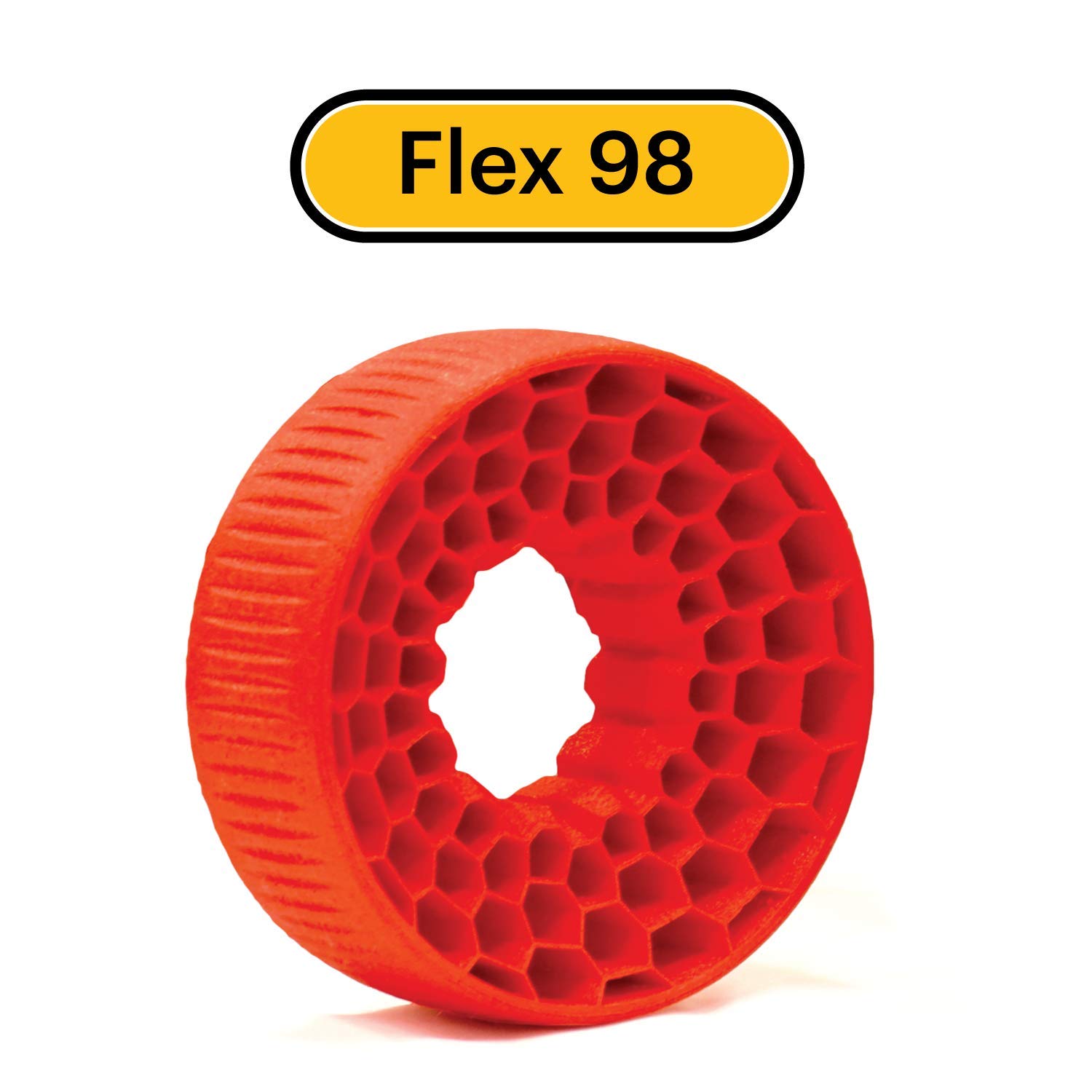 Premium KODAK FLEX 98 Flexible TPU 3D Printer Filament - 2.85mm, 750g (1.6lbs) Spool, White, +/-0.03mm Accuracy - Low Moisture Filament in Vacuum Aluminum Ziploc Bag - Compatible with Most FDM Printers - Perfect for Flexible Prototypes, Phone Cases & Wearable Tech Accessories