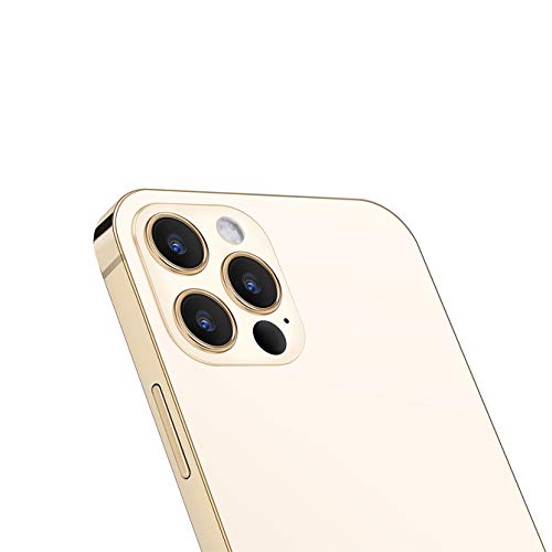 Full Metal Dummy Phone Display Model for Apple iPhone 12 Pro Max & 12 Mini - Non-Working Upgrade with Metal Frame (12 Pro Gold Black Screen) | Perfect for Store Displays, Photography Props & Retail Security
