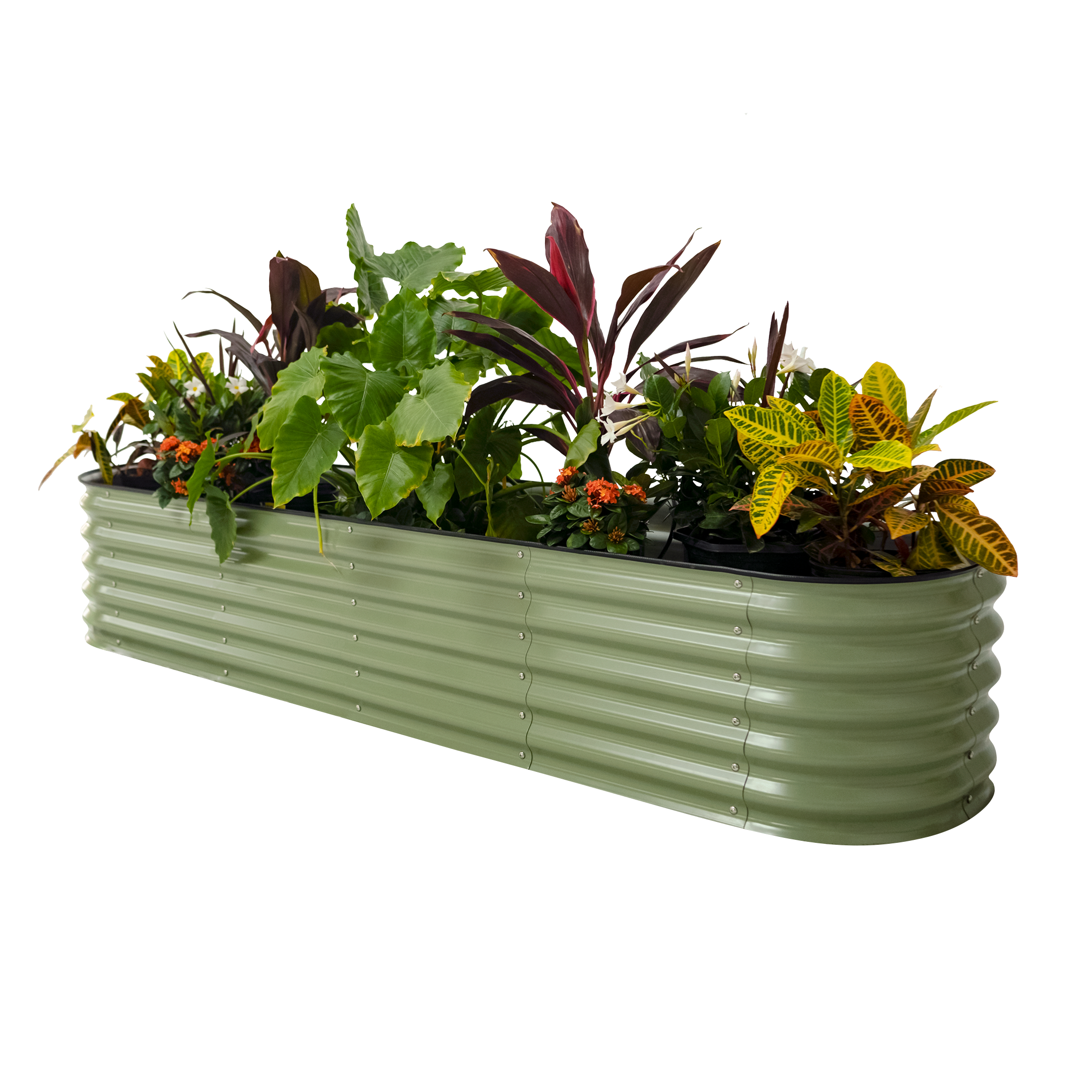 4 Large Raised Garden Bed Kits for Outdoor Planting - Perfect for Vegetables, Flowers & Herbs in Backyard, Patio or Balcony Gardening