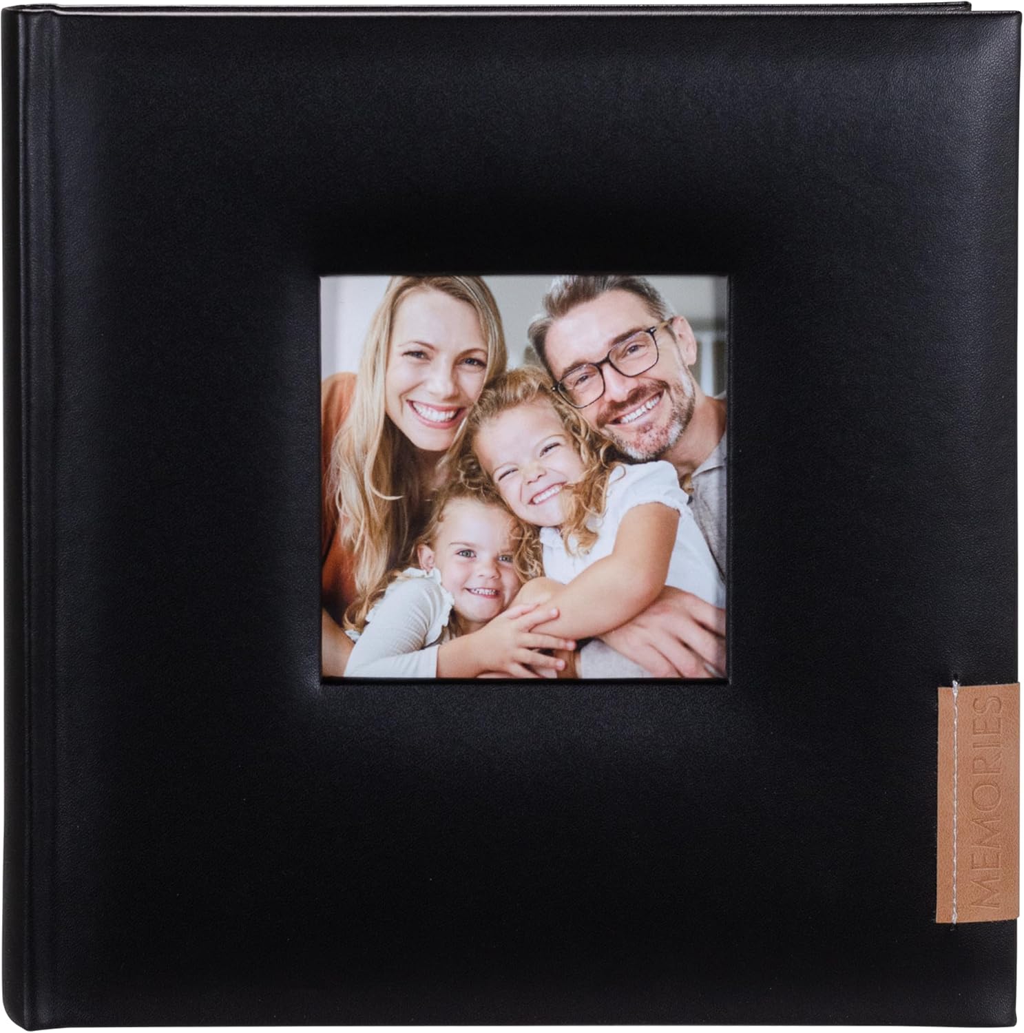 Malden 7159 26 2 UP Black Tag Album - Premium Photo Storage for Collectors & Scrapbooking Enthusiasts - Perfect for Organizing Memories, Artwork & Keepsakes
