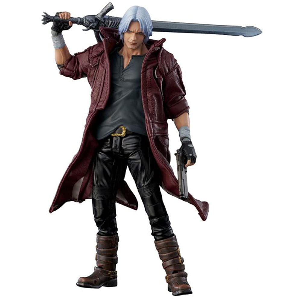 1/12 Scale Devil May Cry 5 Dante Action Figure - Anime PVC Collectible Statue Model Toy, Eco-Friendly Materials, Perfect Gift for Adults & Kids | Home Display, Gaming Room Decor, Anime Collection