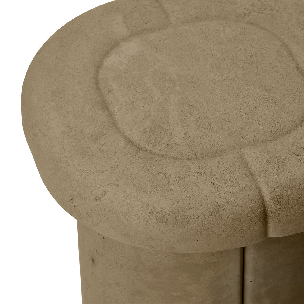 Modern Alder Wood Stool by Mater – Handcrafted Solid Wood Bar Stool for Kitchen, Dining & Outdoor Use