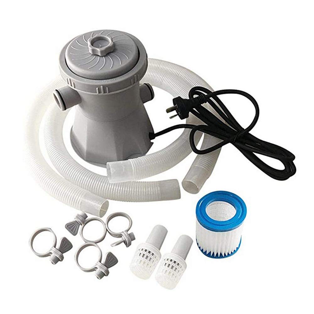 TYQXSH 1500GPH Power Pumps Pool Filter Pump - High Performance Swimming Pool Water Purifier System, Durable Reusable Electric Filter Kit with 3-Stage Filtration - Perfect for Inground/Above Ground Pools, Spas & Backyard Water Features