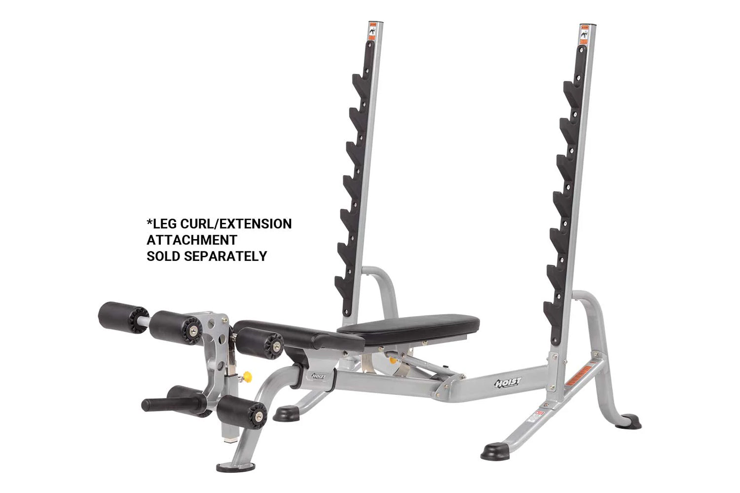 Hoist HF-5170 7-Position Adjustable Olympic Bench Press for Weightlifting & Strength Training - Perfect for Home Gym & Commercial Use