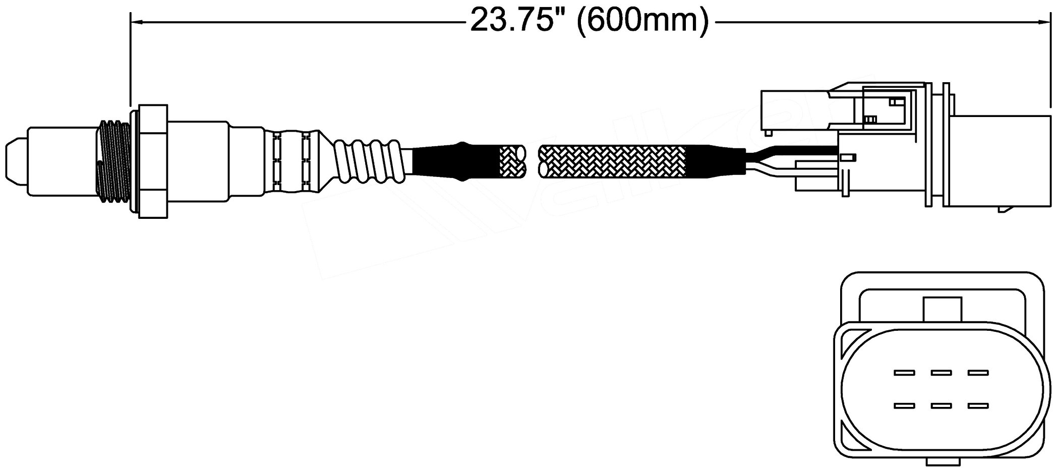 ACDelco 213-3893 Professional Heated Oxygen Sensor - Replacement for GM Vehicles - Improves Fuel Efficiency & Engine Performance - Perfect for Chevrolet, GMC, Buick & Cadillac Models