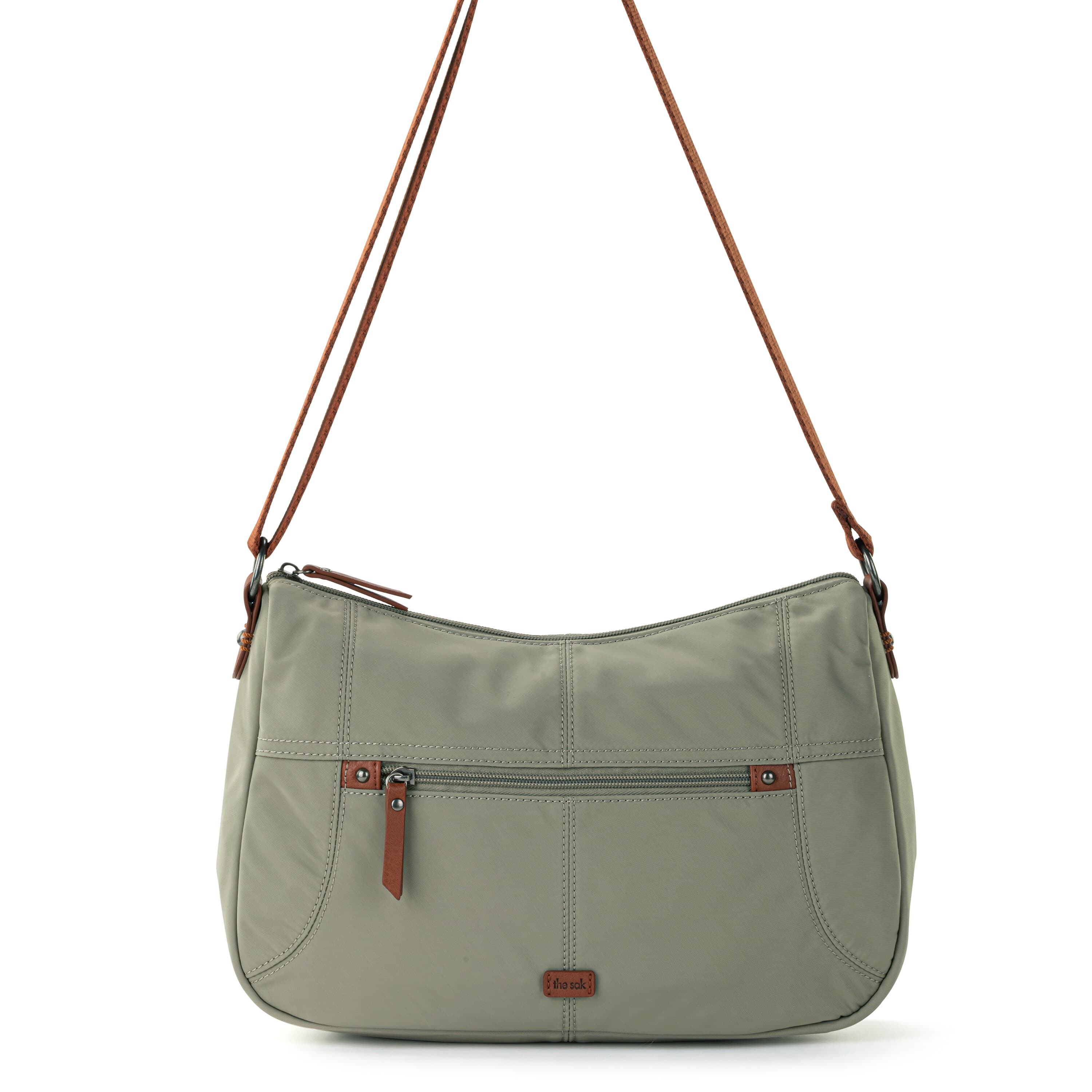 Esperato Hobo Bag - EcoTwill Sage Green Crossbody Purse for Women | Sustainable Fashion Accessory for Work, Travel & Everyday Use