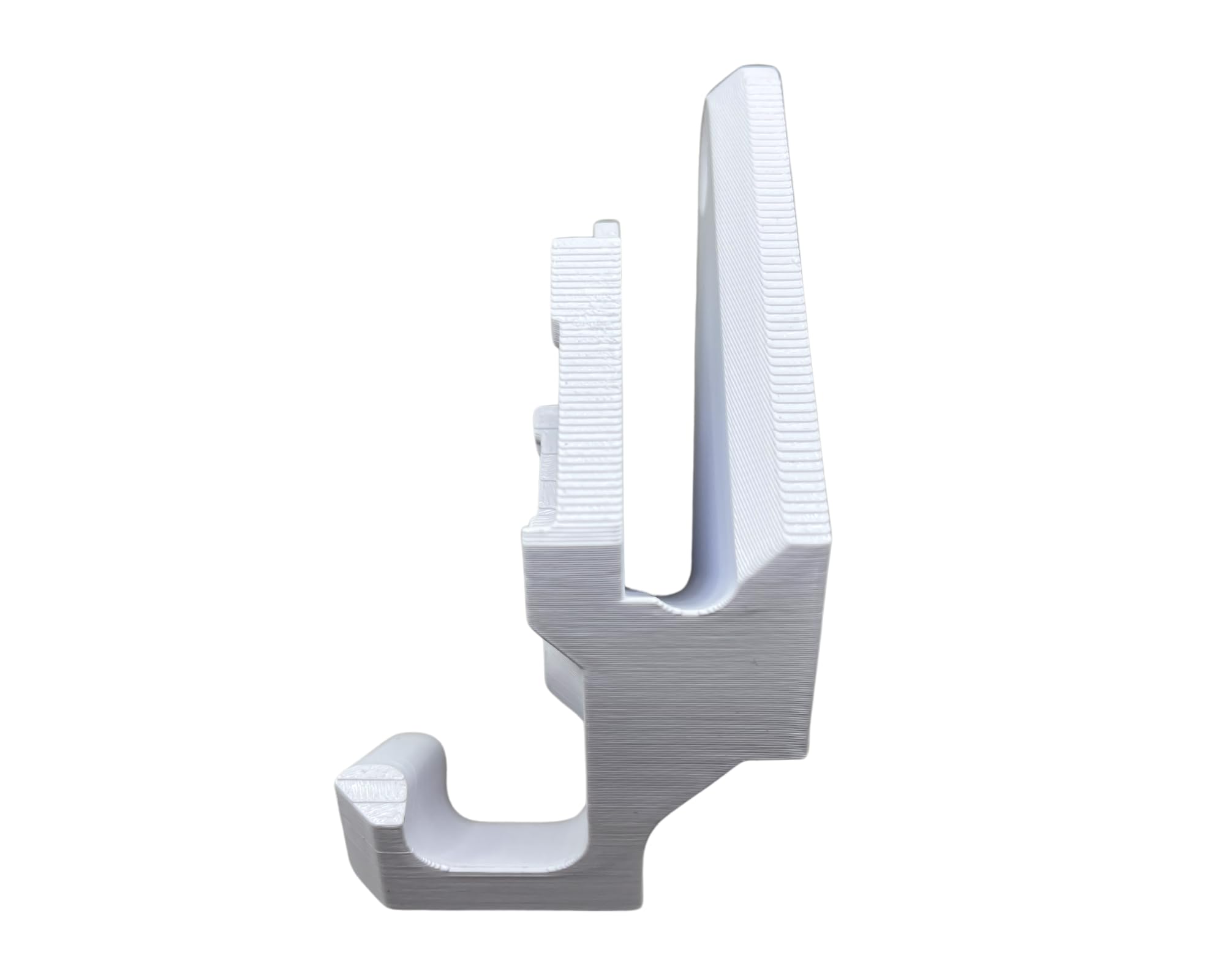 Universal Snowboard Wall Mount with Hooks - Space Saving Snowboard Rack & Wall Art in White - Perfect for Home, Garage, or Ski Resort Storage