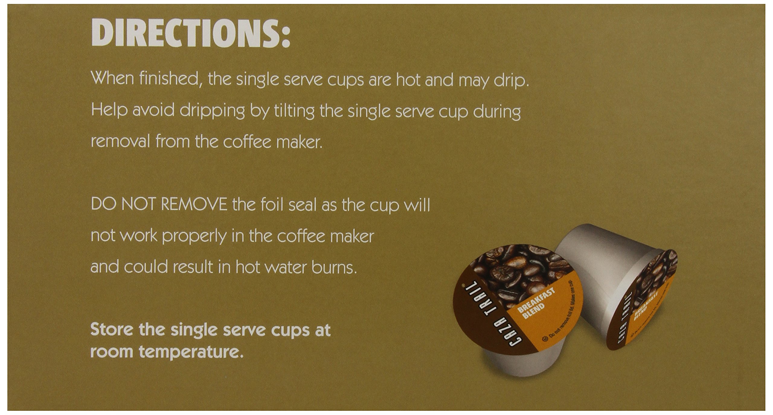 Caza Trail Coffee - Breakfast Blend, 56 Single Serve Cups (K-Cup Compatible) - Perfect for Morning Brews, Office Use & Quick Coffee Fix