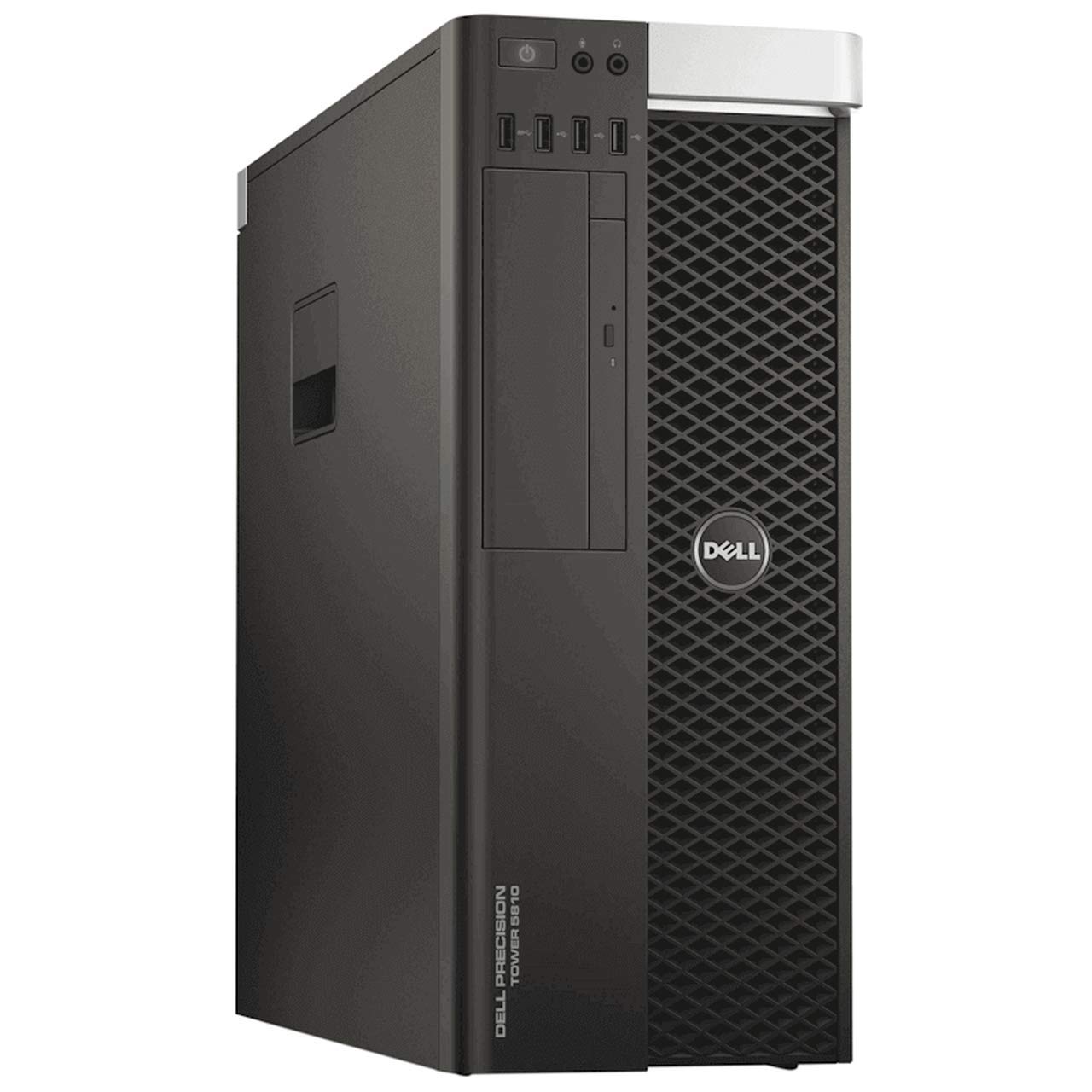 Refurbished Dell Precision T5810 Mid-Tower Workstation - Intel Xeon E5-1620 v3 3.5GHz Quad-Core, 32GB DDR4 RAM, 256GB SSD, NVIDIA NVS310, Win 10 Pro | Ideal for CAD, 3D Modeling, Video Editing & Business Computing