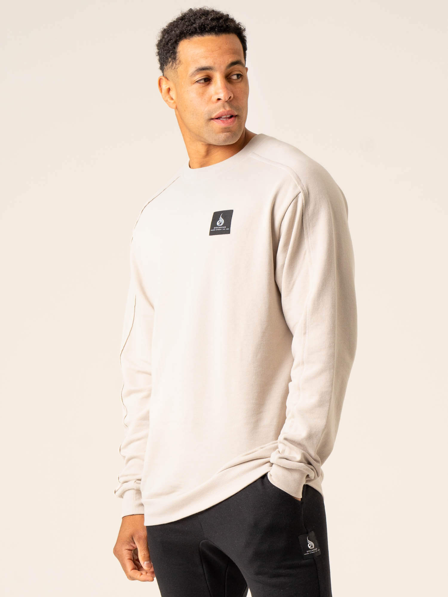 Dynamic Pullover Jumper - Soft Stone Color Casual Sweater for Women & Men | Perfect for Fall Layering, Outdoor Activities & Cozy Home Wear
