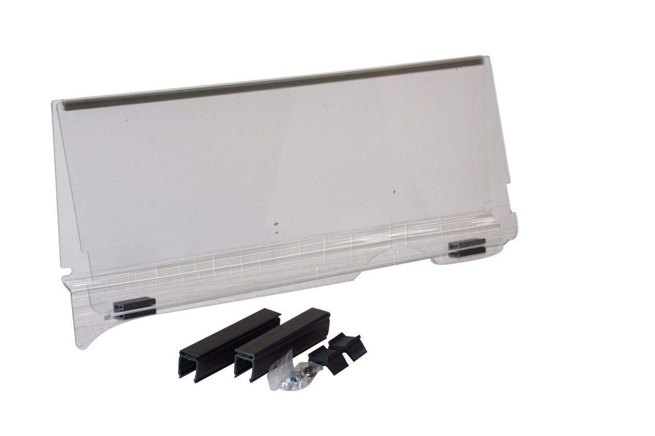 EZGO RXV Golf Cart Clear Fold Down Windshield for 2008+ Models - Durable Protection for Golfing & Outdoor Adventures