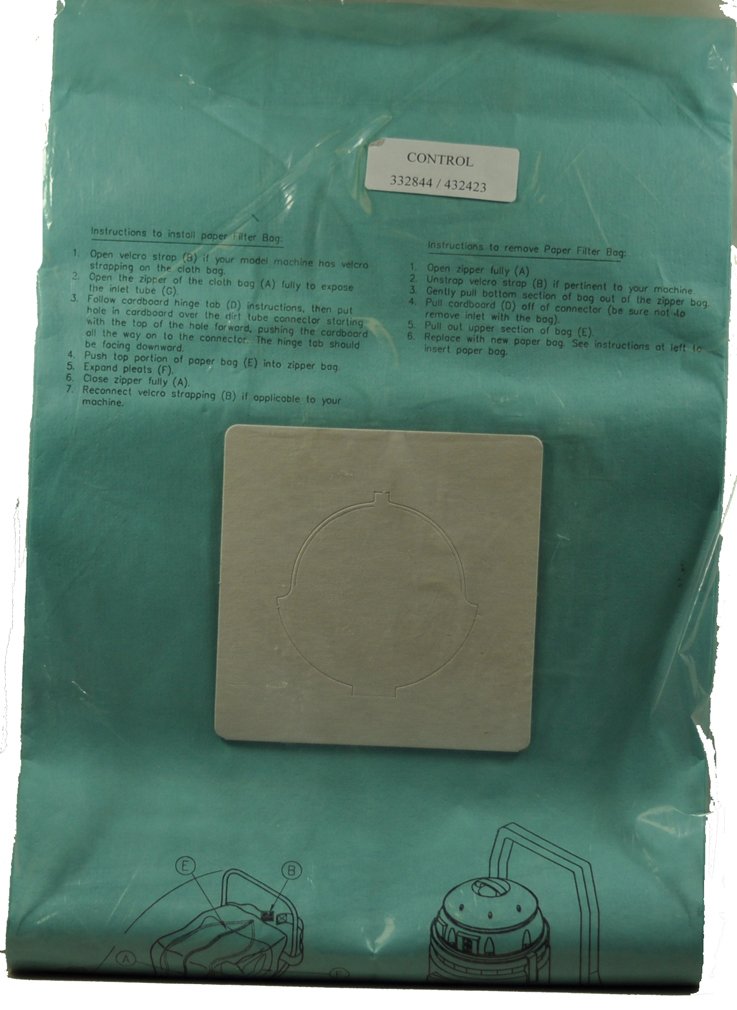 Mastercraft Wide Area Vacuum Cleaner Bags - 10 Pack | HEPA Filtration for Dust & Allergens | Compatible with Most Upright & Canister Vacuums | Perfect for Home Cleaning, Pet Hair Removal & Allergy Relief