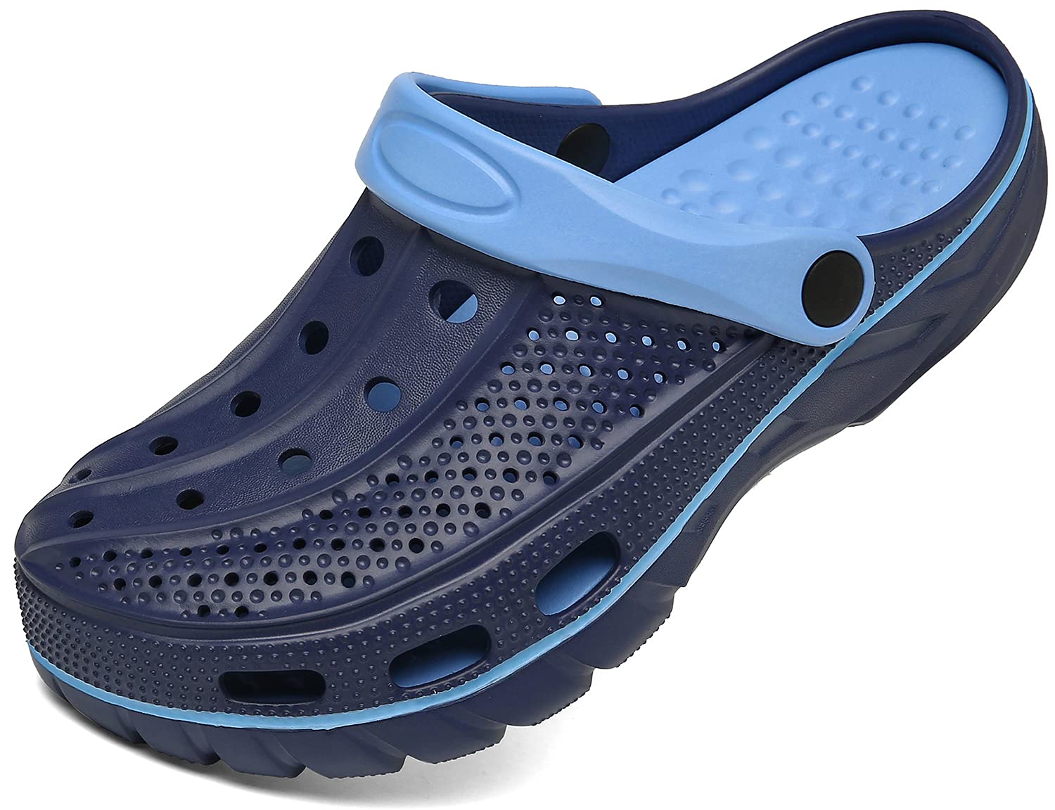 ChayChax Arch Support Clogs for Men & Women - Slip-On Garden Shoes with Removable Cushion Footbed - Comfortable Outdoor Beach Slippers for Walking, Gardening & Relaxation