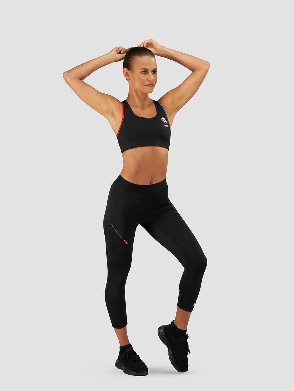 Warrior Women's Capri Yoga Pants - High Waisted Workout Leggings for Running, Gym & Lounge - Breathable Stretchy Activewear for Women