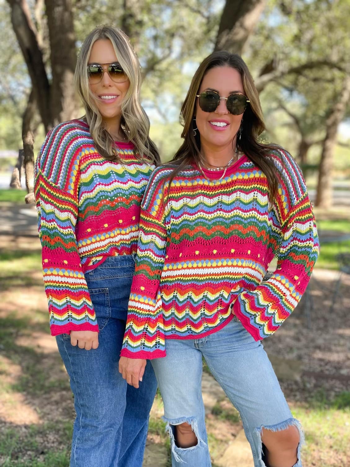 PREORDER: Abilene Crochet Sweater - Women's Boho Chic Knit Cardigan for Fall & Winter | Perfect for Cozy Evenings, Coffee Dates & Casual Outings