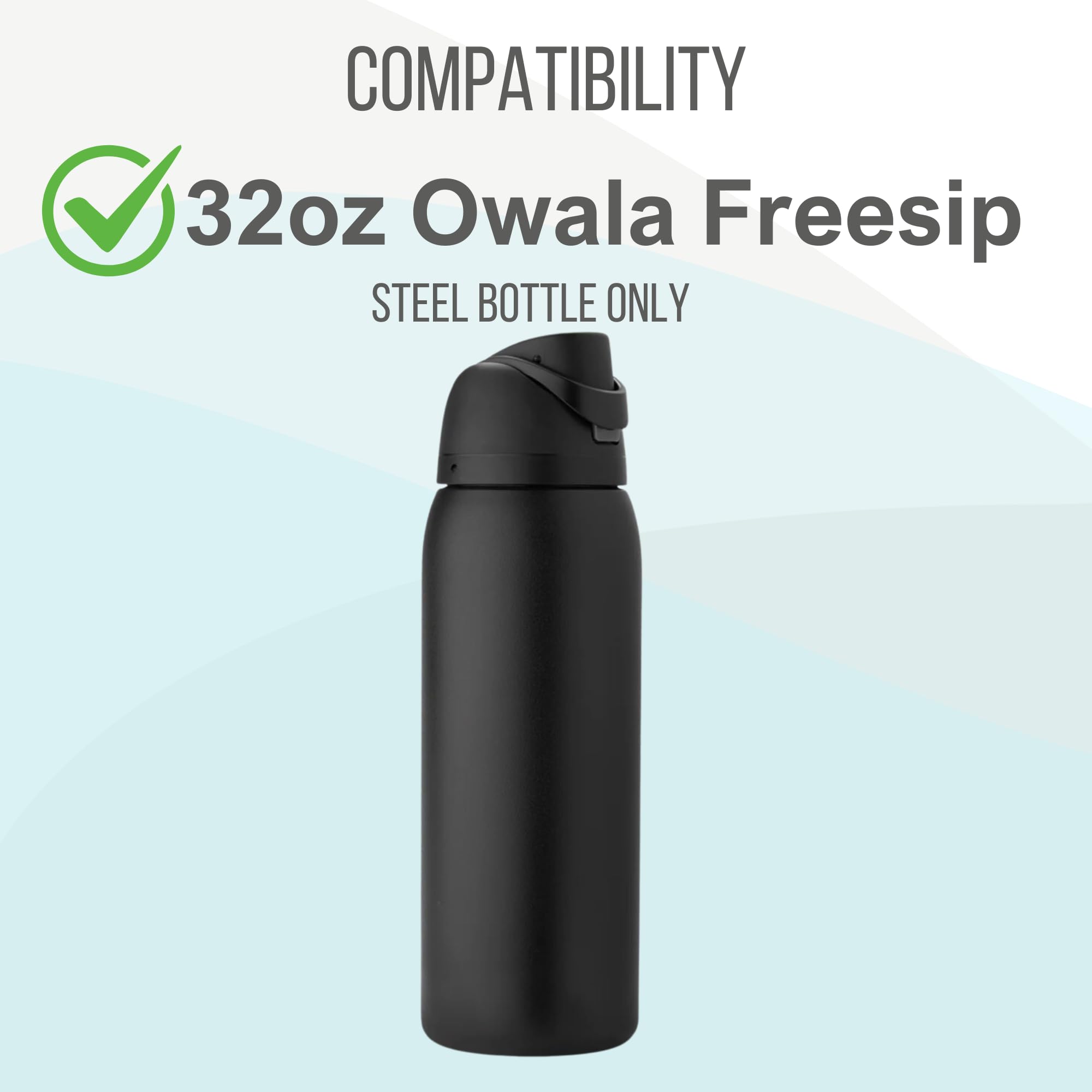 Owala FreeSip 32oz Water Bottle Handle Replacement - Durable & Ergonomic Design for Gym, Hiking, and Outdoor Adventures