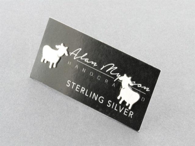 Sterling Silver Goat Stud Earrings for Women - Perfect for Casual Wear, Parties, and Gifts