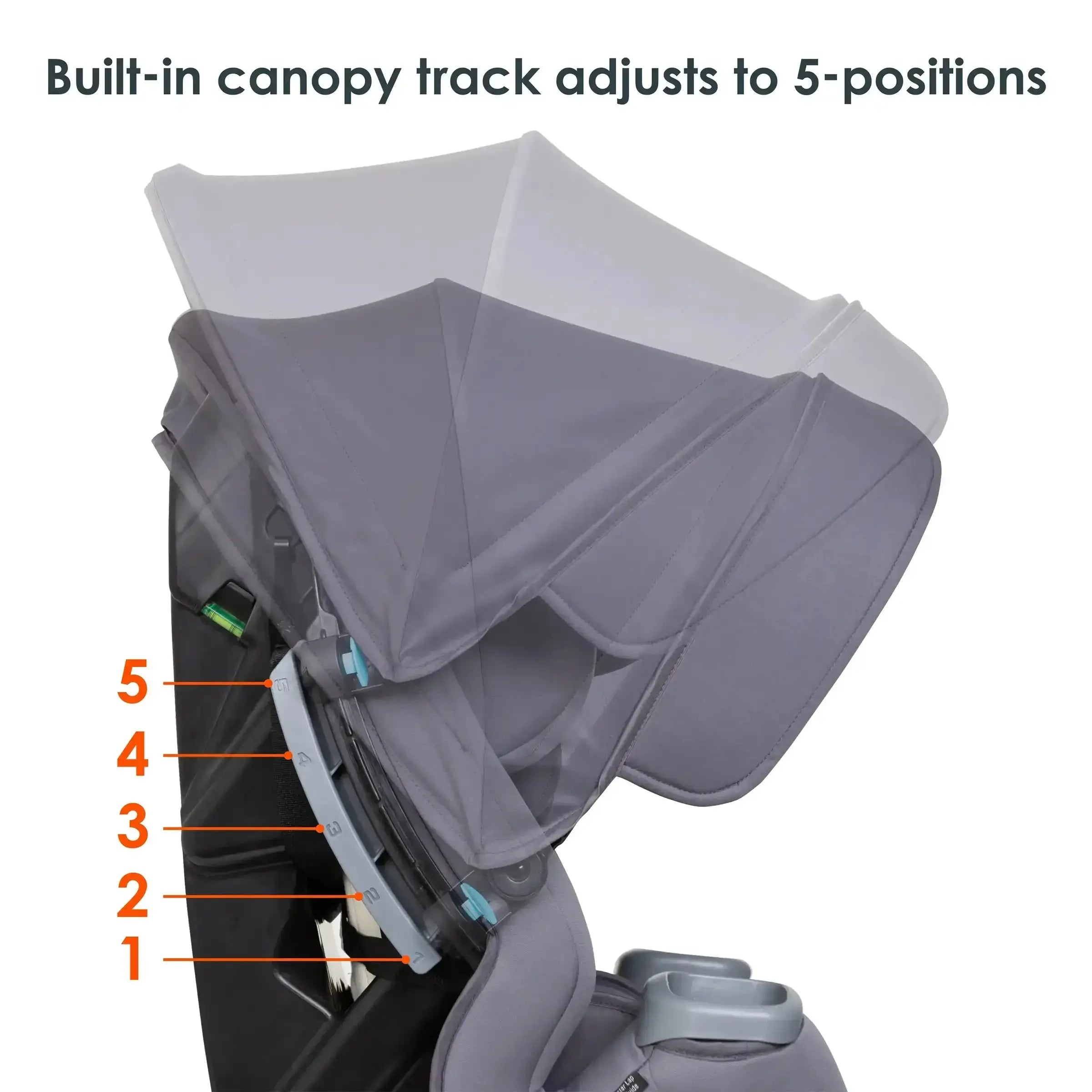 Cover Me™ 4-in-1 Convertible Car Seat for Infants to Toddlers - Safe & Comfortable Baby Car Seat with 5-Point Harness - Perfect for Travel, Road Trips & Everyday Use