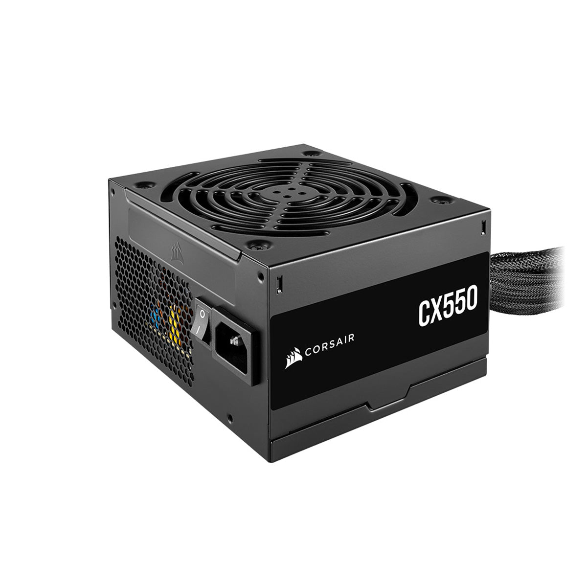 Corsair CX550 550W 80 Plus Bronze Certified Non-Modular ATX Power Supply - Perfect for Gaming PCs & Home Office Computers