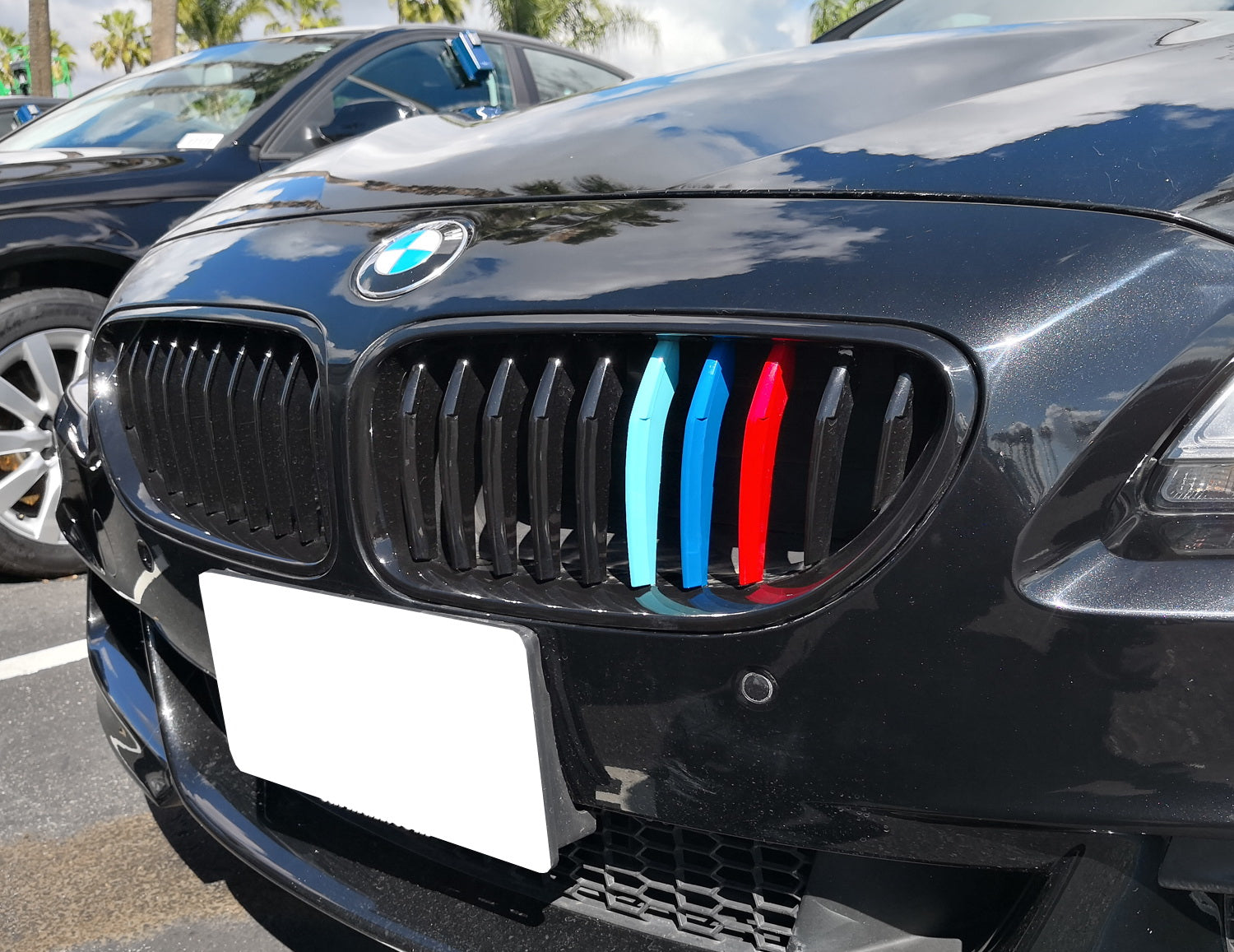 BMW G32 6 Series M Color Grille Insert Trims (2018+ Models) - 9 Standard Grill Beams | Front Bumper Upgrade for Enhanced Style & Sporty Look | Perfect for Car Enthusiasts & Custom Builds