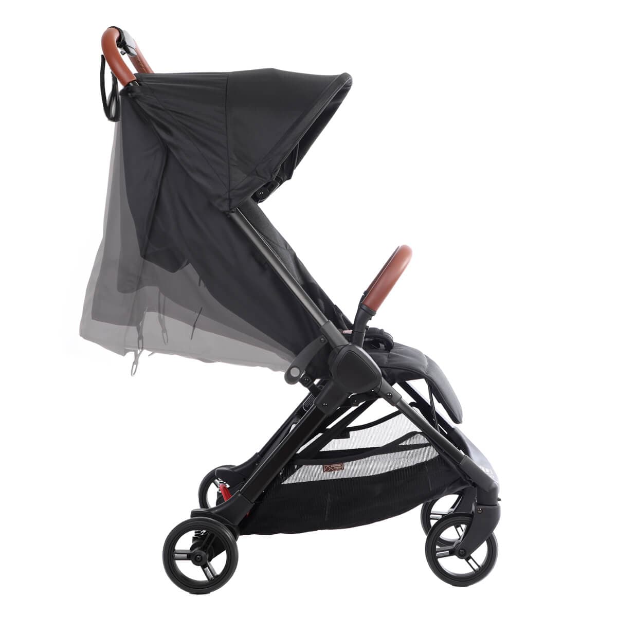 Mountain Buggy Nano Urban Stroller with Travel Wheel Set - Lightweight Compact Baby Stroller for Travel, City Walks & Everyday Use