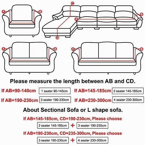Velvet Stretch Sofa Slipcover for L/U Shape Sectional Couch - Non-Slip Furniture Protector for 1/2/3/4 Seater - Pet & Kid Friendly - Pink (3+4 Seater L Shape) - Perfect for Living Room, Family Room & Pet-Friendly Homes