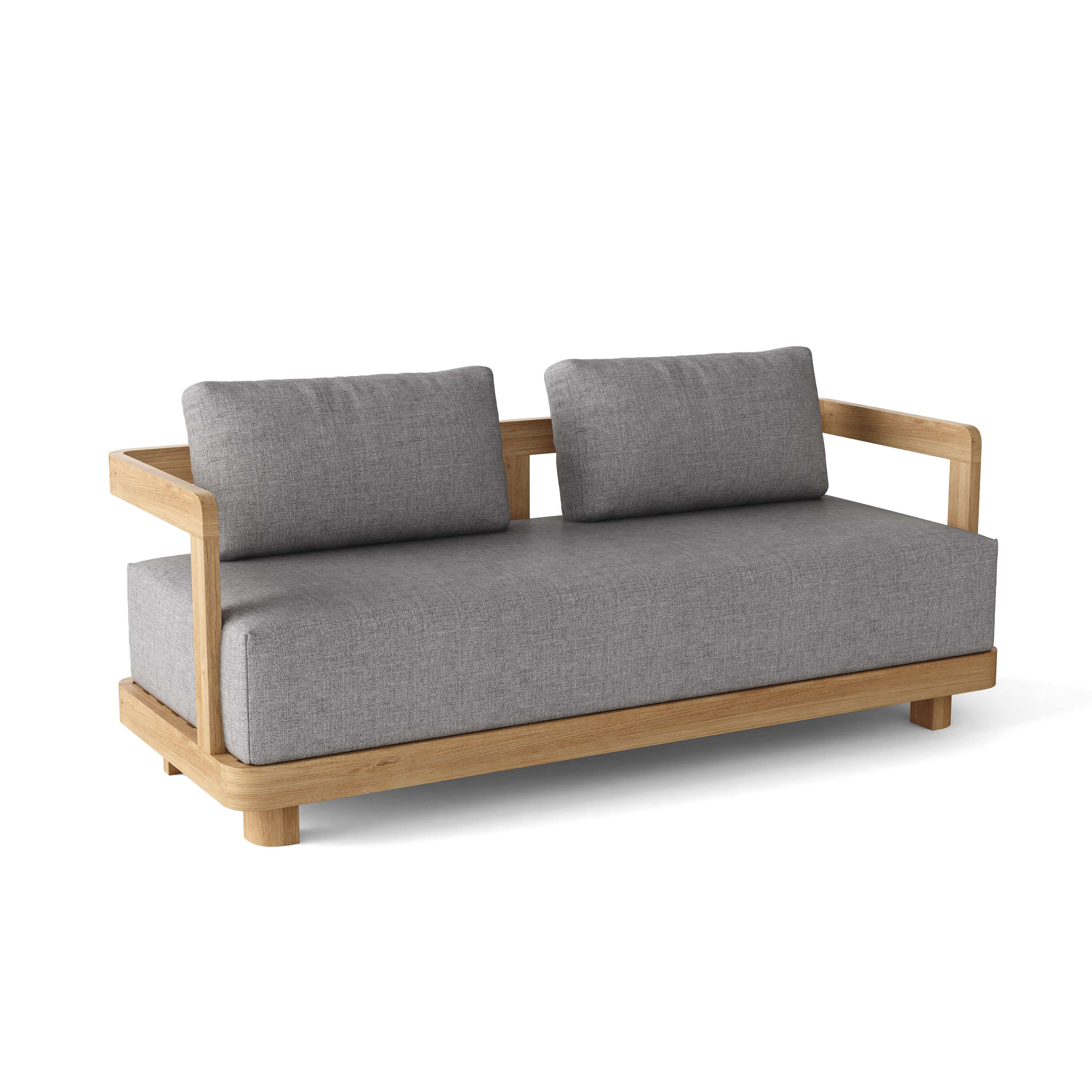 Granada Deep Seating Loveseat - Comfortable Outdoor Patio Sofa for Two, Weather-Resistant Cushioned Loveseat with Sturdy Frame - Perfect for Backyard, Garden, Poolside or Deck Relaxation