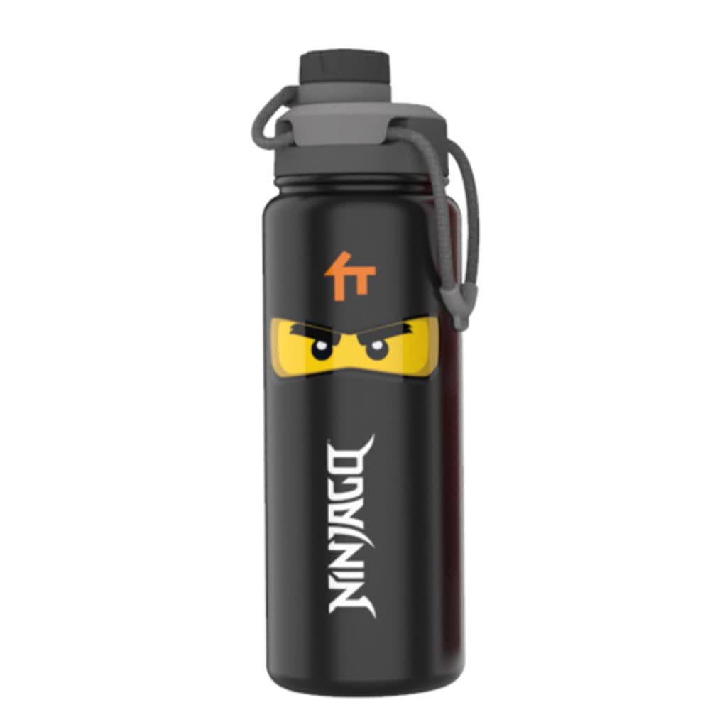 24oz/710ml Insulated Stainless Steel Water Bottle with Leak-Proof Lid & Carry Handle - Durable, Portable for Kids, Outdoor, Gym, Hiking & Travel