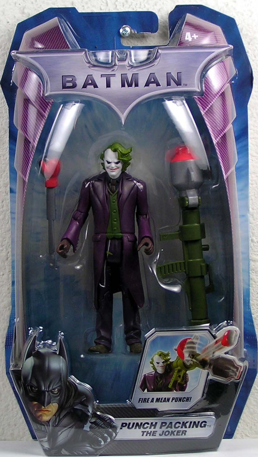 Mattel Punch Packing Joker Action Figure - Collectible DC Comics Villain Toy for Display & Play | Perfect for Superhero Fans & Collectors
