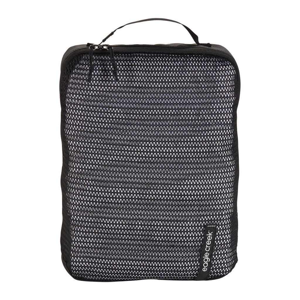 Eagle Creek Pack It Reveal Medium Packing Cube - Black | Travel Organizer for Luggage, Suitcases & Backpacks | Perfect for Business Trips & Vacations
