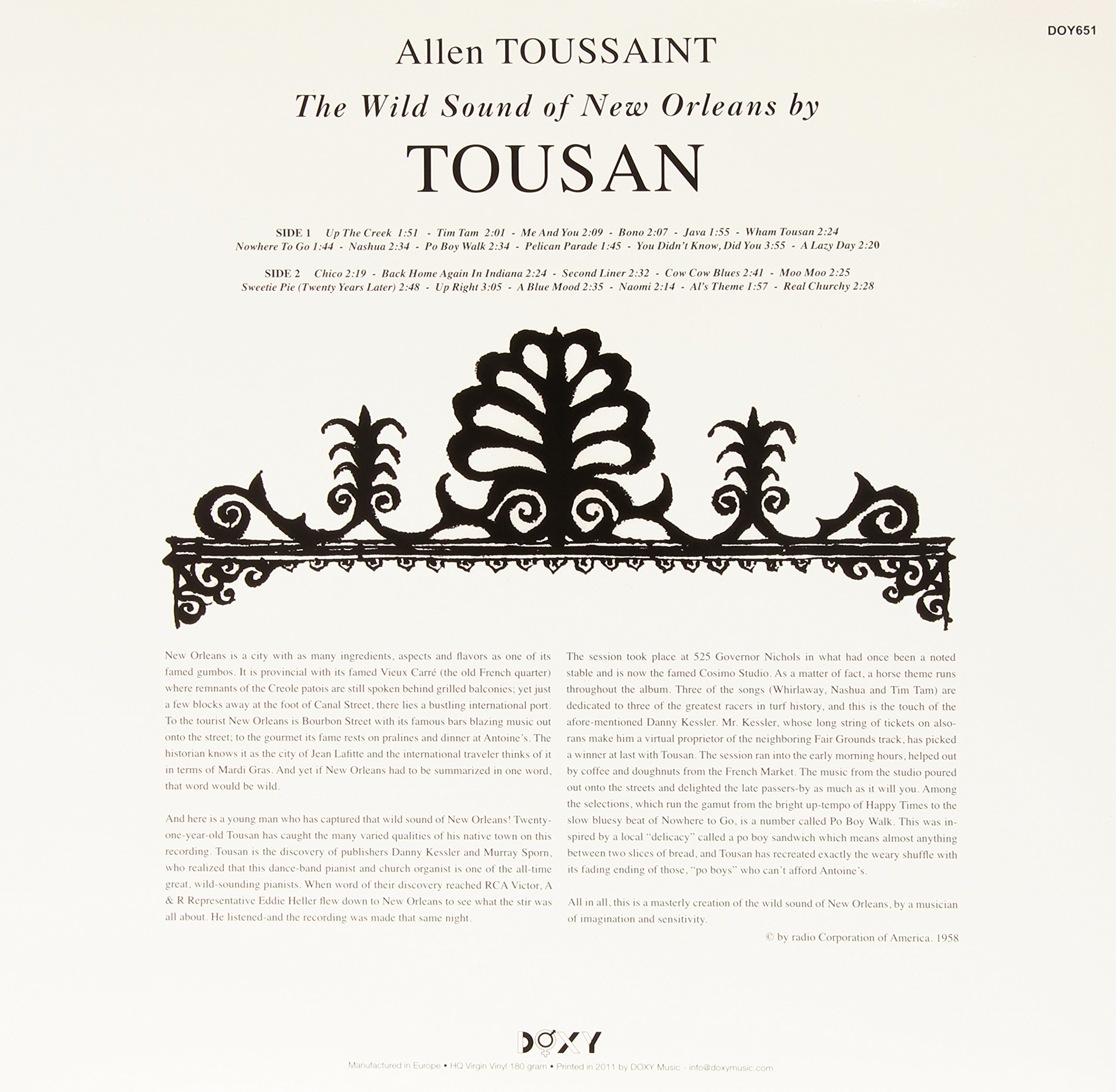 Wild Sound of New Orleans By Tousan - Authentic Cajun Zydeco Music Album - Perfect for Mardi Gras Parties, Jazz Festivals & Cultural Events