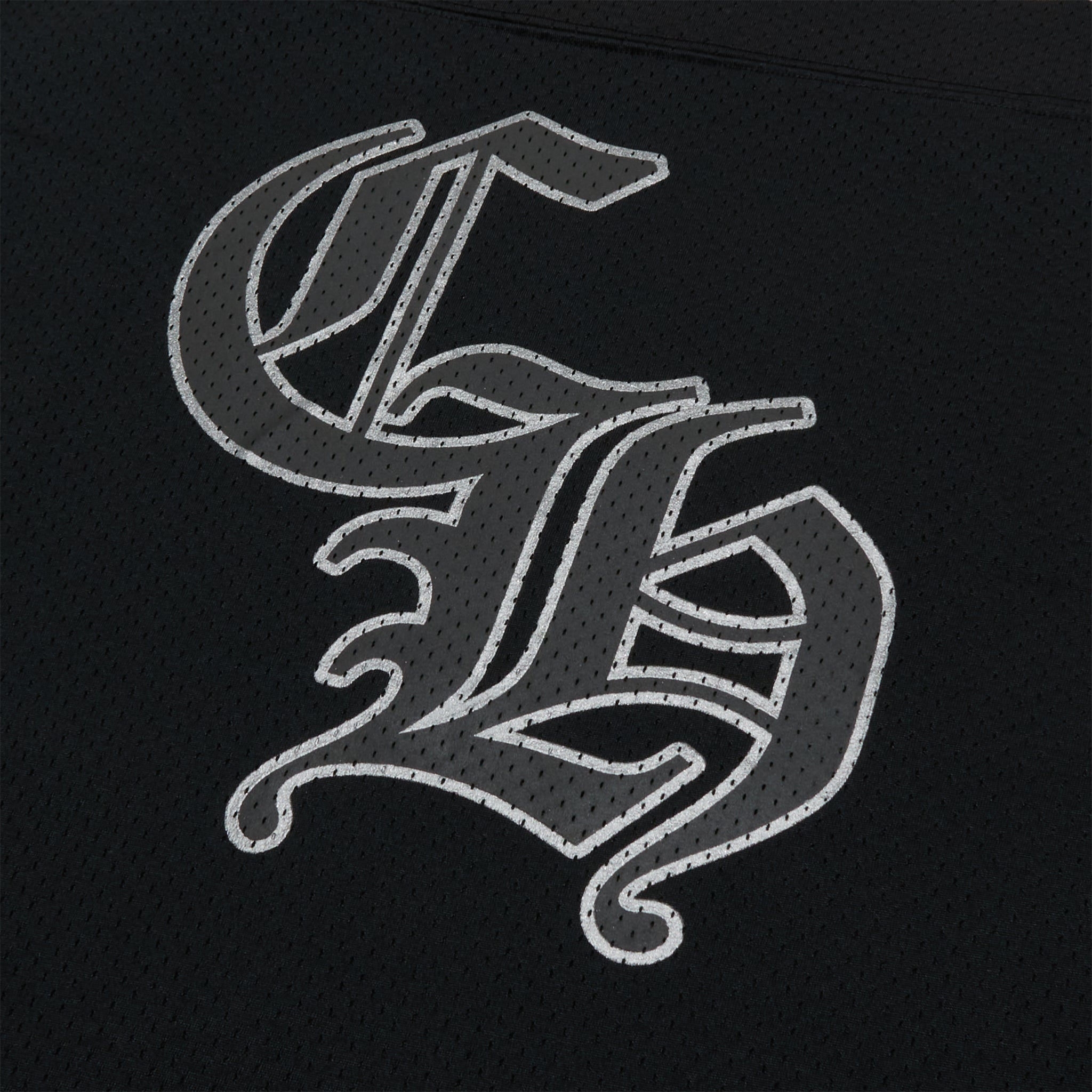 Chrome Hearts Stadium Mesh Long Sleeve Black Jersey for Men - Trendy Streetwear & Casual Outfits - Perfect for Concerts, Parties, and Everyday Wear